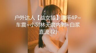 户外达人【战女狼】厕所4P~车震~小树林无套内射~白浆直流 (2)