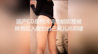 国产CD系列湾湾伪娘妮雅被胖男后入爽的自己鸡儿邦邦硬